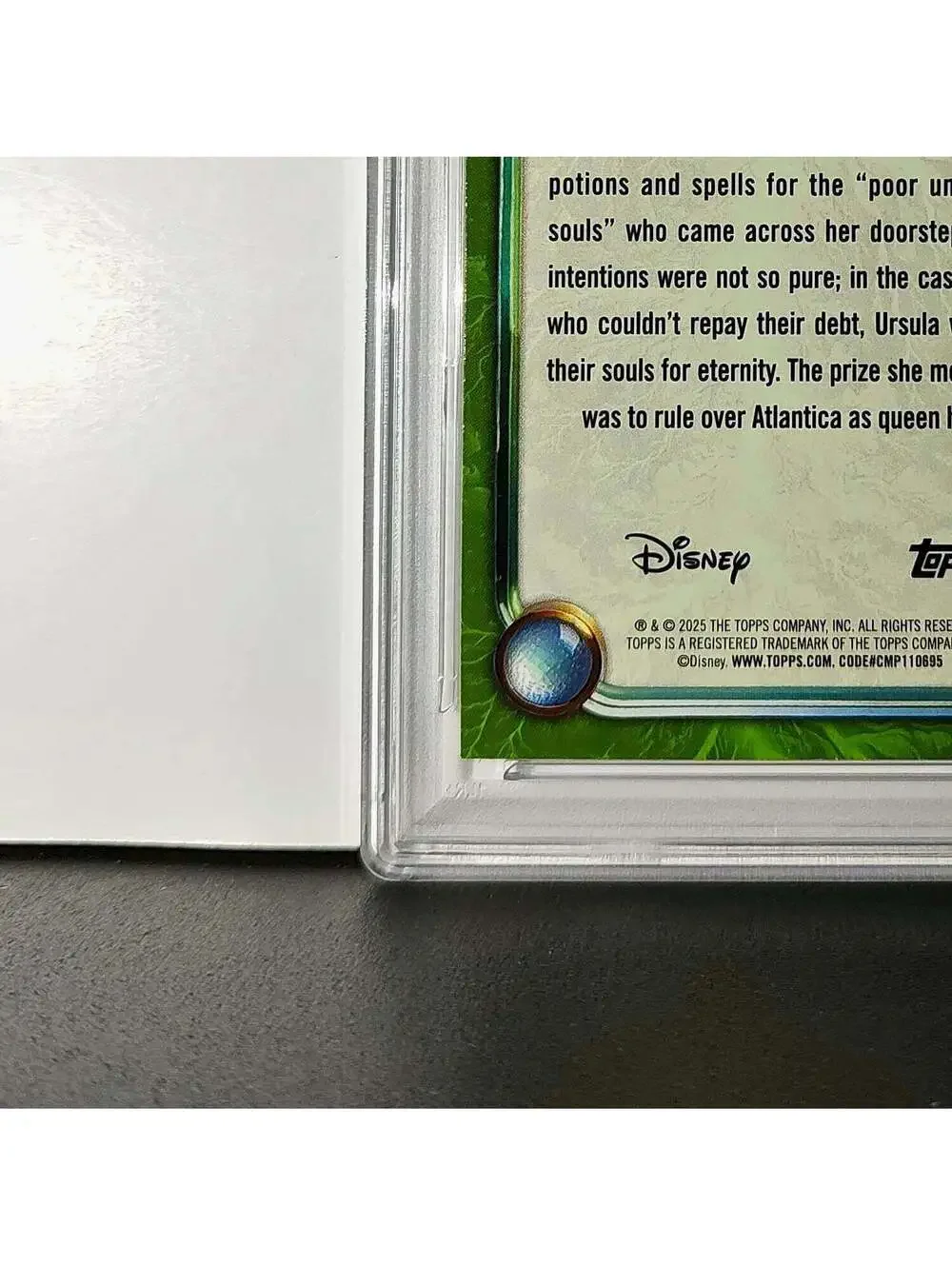 Ursula 2025 Topps Disney Wonder #176 Card The Little Mermaid PSA 7